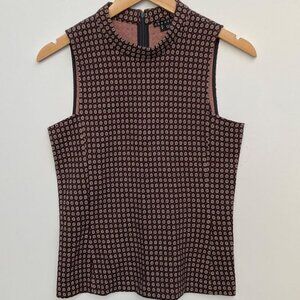 NWT Theory Benta Printed Top Size Size M